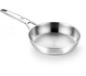 BRA Signature - Sartén 26 cm en Acero Inoxidable con Triple Fondo Difusor. Apta Inducción