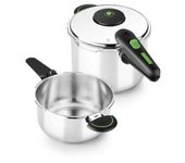 Olla Express Monix M911005 4 L + 6 L Acero Inoxidable 6 L 2 Piezas