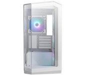 Caja ordenador gaming msi mag pano m100r pz m - atx rgb cristal templado white