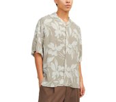 Camisa Jack&Jones Jeff manga corta beige estampado hombre