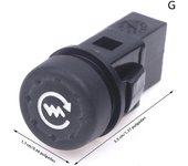 Motorcycle Switches Button Horn Turn Signal High Low Beam Electric Start Buttons Assembly For PIAGGIO Zip