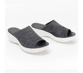 Women Sandals Elastic Force Summer Shoes With Low Heels Sandals Summer Women Slippers Lightweight Slip On Heeled Sandals Female