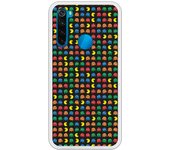 Funda compatible con Xiaomi Redmi Note 8 - Patron Comecocos Fondo Negro