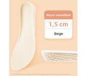 1 Pair Comfortable Men Women Height Increase Insoles Shock Absorption Memory Foam Brand Shoes Sole Pad Breathable Feet Care Pads