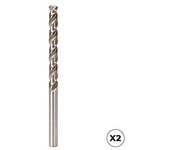 Pack con 2 Brocas Cilíndricas Cortas HSSE DIN-338N Inox 3,00mm - Izar IZ27444
