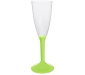 MONOUSO | Copa Reutilizable PS Pie Verde Lima Cava 120ml 2P (20 Uds)