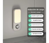 LED Induction Night Light Intelligent Wireless Charging  Plug-In Aisle Corridor Night Bedroom Night Light With Flashlight