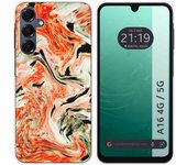 Tumundosmartphone Funda Silicona para Samsung Galaxy A16 4G / 5G diseño Mármol 12 Dibujos