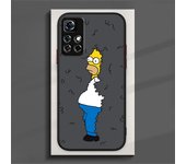 Disney Homer Simpson Phone Case For Redmi Note 12 11 10 9 8 Pro Plus S T 5G Matte Frosted Translucent Cover