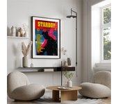Music Hot Album Star The Weeknd Retro 80s Poster Hip Hop Posters for Living Room Canvas Painting Art Home Wall Decor Picture