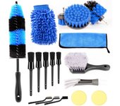 UNTIOR Electric Drill Brush Attachment Set Power Scrubber Brush Car Polisher Kitchen Bathroom Cleaning Tool Car Detailig Brushes