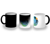MERCHANDMANIA TAZA MÁGICA logo profesional meteorologia clima climatico magic mug