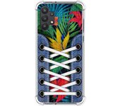 Tumundosmartphone Funda Silicona Antigolpes para Samsung Galaxy A32 5G diseño Zapatillas 12 Dibujos