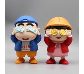 Crayon Shin Chan Anime Figures Chibi Maruko Chan Figure Local Tyrant Shin Chan PVC Models Statue Collectible Decoration Toy Gift