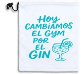 MERCHANDMANIA Braga Gorro polar ajustable frase graciosa hoy cambiamos el gyn por el gin poliester invierno