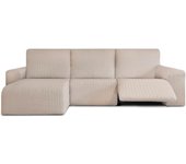 Funda de sofa m/0 ch. longue relax premium jaz izquierda c/11 brazo corto, Tamaño brazo corto izquierda, 170x310x110cm, Fábricada en España