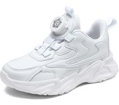 Children Casual Shoes Kids Sneakers for Boys and Girls Solid White Shoes Mesh Breathable Running Sports Tenis Chunky Sneakers