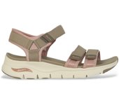 Skechers | Mujer | Sandalias Arch Fit - Fresh Blo verde, rosa