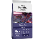 Dibaq Natural Dog, pavo sin cereales, comida para perros, pienso, pienso, 2 Kg