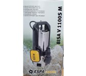 Bomba sumergible ESPA inox aguas sucias 1100w. bisa v