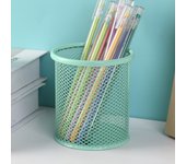 1Pcs New Pencil Holder Office Desk Metal Mesh Square Pen Pot Cup Case Container Organiser Durable Pencil Case