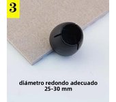 16Pcs Black Silicone Chair Leg Covers with Felt Pad Furniture Leg Protectors for Hardwood Floors Prevent Scratches &Reduce Noise