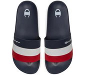 Chanclas Champion All American Slide Azul Marino Blancas Rojo S22049-Bs506 Hombre Flip Flops