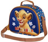 Disney El Rey León Little Face Bolsa Portamerienda 3D, Azul