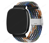Braided Solo Loop Strap for Fitbit Versa 3 4 Band Adjustable Nylon Sport Watchband Bracelet for Fitbit Sense 2 Bands Watchband