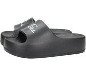 Sandalias marca O'NEILL para mujer en color negro. Chanclas de pala con plataforma para mujer, chanclas negras para chicas de verano, chanclas de piscina para chicas