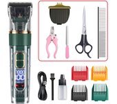 Pet Electric Hair Clipper Dog Beauty Clipper Shaver Shaver Full Set Waterproof Multifunctional Cleaning Supplies