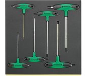 STAHLWILLE 96838753 JUEGO DE DESTORNILLADORES CON MANGO T 2C TCS 10768-2K 3-10