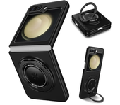 360° Magnetic Ring Kickstand Phone Case for Samsung Galaxy Z Flip 6 5 4 3 Flip5 Flip4 Flip6 Holder Hard Shell Protection Cover