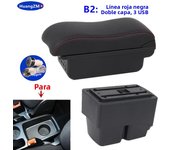 For Ford Fiesta Armrest box For Ford Fiesta MK7 2009-2017 Car Armrest Storage box Dedicated Retrofit Interior Car Accessories