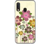 Tumundosmartphone Funda Gel Tpu para Samsung Galaxy A20e 5.8 diseño Primavera En Flor Dibujos