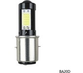 ﻿ LED Motorcycle Headlight H4 BA20D P15D-H6 White High Low Beam Headlight Lamp Bulbs 12V24V Fog Light For Moto Scooter Tricycle
