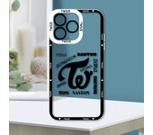 Korean Girl Group TWICE Apple Case For iPhone 15 14 13 12 11 Mini XS XR X Pro MAX 8 7 6 Plus SE Angel Eyes Transparent