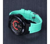 Modification Kit For Samsung Galaxy Watch 4 Classic 46mm Metal Case Rubber Bracelet For Samsung Watch 4Classic 46 Luxury Mod Kit