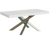 Mesa extensible 90x118/284 cm Volantis Estructura Fresno Blanco 4/A