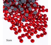 SS4-SS30 Multi-color Red Crystal Hot Fix Rhinestone Crystal Super Glitter Hot Fix Strass Iron On Rhinestones For Fabric Garment