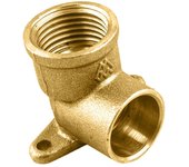 COTOVELO DE PAREDE DE LATÃO PARA SOLDAR ARTIC 1/2x15 MM