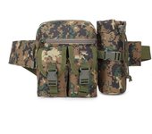 Bolsa táctica para botella de agua, bolsa militar para aficionados al ocio al aire libre, bolsa pequeña deportiva para hombres y mujeres, bolsa de cintura de viaje de camuflaje