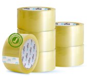 Cinta Adhesiva Sidi M-office para Embalaje de Cajas (36mmx66m, X6)