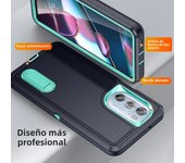 Anti-Slip 3 Layer Strong Protective Case for Motorola Edge 30 Pro G Power G Stylus G Play G Pure with Kickstand Back Cover