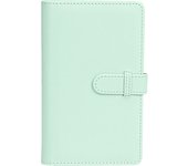 108 Sheets Portable Photo Album Pink Ticket Card Collection Book Green Fashion Design for Fujifilm Instax Mini 12 for Collection