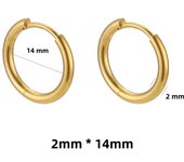 6pcs Stainless Steel Huggie Hoop Earrings Hypoallergenic Tiny Cartilage Hoop Round Earrings 2/2.5mm Width Korean Jewelry