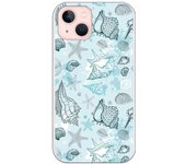Funda compatible con iPhone 13 - Patron conchas