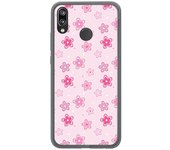 Tumundosmartphone Funda Gel Tpu para Huawei P20 Lite Diseño Flores Dibujos