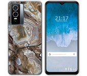 Funda Silicona para Vivo Y76 5G diseño Mármol 14 Dibujos