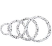 10-30CM White Wicker Wreath Natural Blank Garland Window Door Hanging Rattan DIY Handmade Craft Wedding Xmas Partrty Decorations